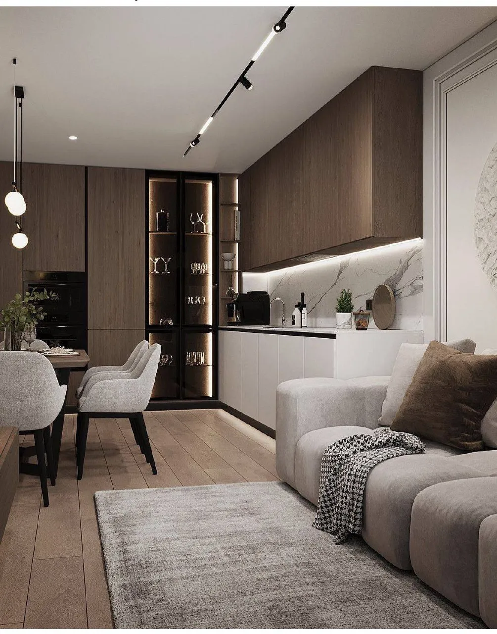 Кухня Норд - прямая, МДФ