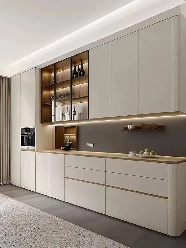 Кухня Верона - прямая, Массив дерева